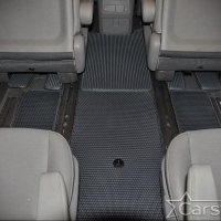 Автомобильные коврики EVA на Kia Carnival III (9мест) 2+2+3 без трансформеров (2014-2021)
