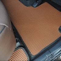 Коврики текстильные на Hyundai Santa Fe IV 3 ряда (2018-2020)
