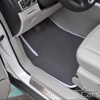 Двухслойные коврики EVA на Chevrolet Captiva рестайл 3 ряда (2011-2016)