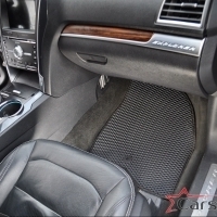 Двухслойные коврики EVA на Ford Explorer V рестайл 3 ряда (2015->) 