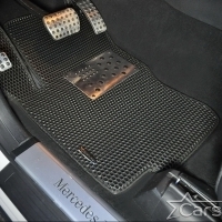 Двухслойные коврики EVA на Mercedes-Benz GL-klasse I X164 3 ряда (2006-2012)