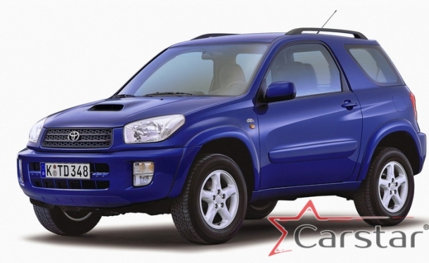 Двухслойные коврики EVA для Toyota RAV 4 II 3D (2000-2005)