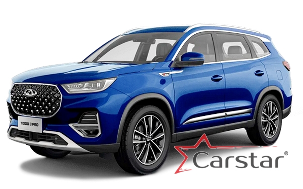 Двухслойные коврики EVA для Chery Tiggo 8 Pro (2021-2024) 