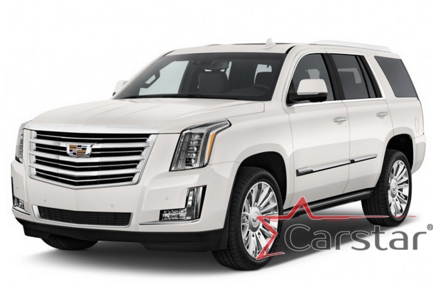 Двухслойные коврики EVA для Cadillac Escalade IV 3 ряда (2014->)