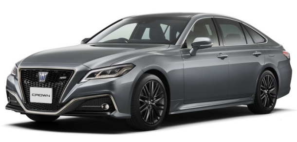 Текстильные коврики для Toyota Crown XV пр.руль (2018-2022) 