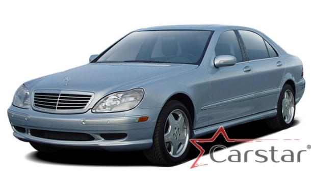 Автомобильные коврики EVA 3D для Mercedes-Benz S-klasse IV W220 Long (1998-2005)