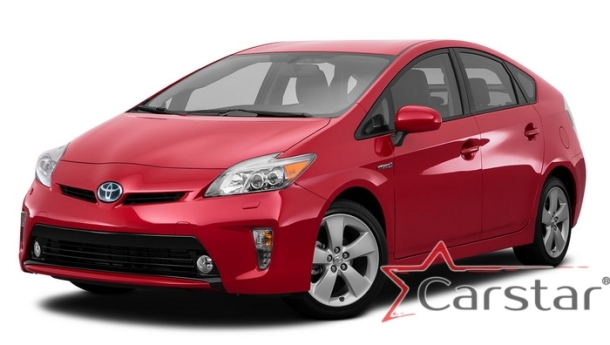 Автомобильные коврики EVA 3D для Toyota Prius III пр.руль (2009-2015)