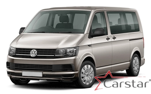Автомобильные коврики EVA 3D для Volkswagen Transporter T6 (2015-2019)