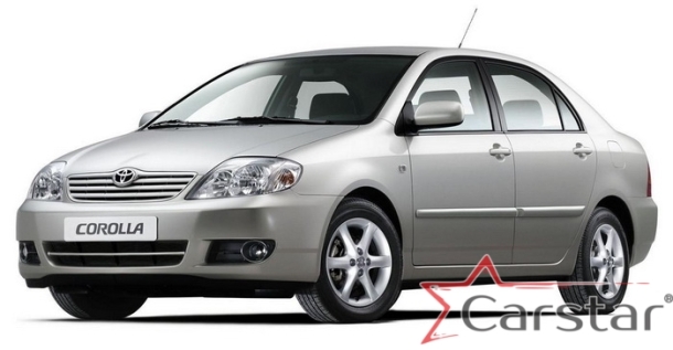 Автомобильные коврики EVA 3D для Toyota Corolla E120,130 IX пр.руль (2000-2006)