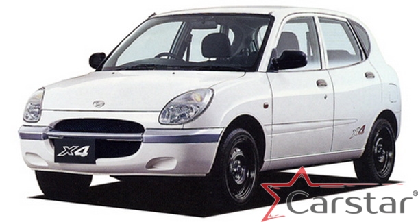 Автомобильные коврики EVA 3D для Daihatsu Storia пр.руль (1998-2004)