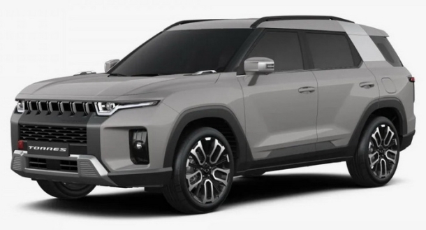 Автомобильные коврики EVA 3D для KGM Torres (2023->)